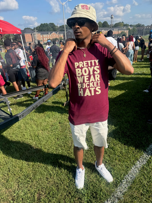 BHB TEE - PRETTY BOYS WEAR BUCKET HATS