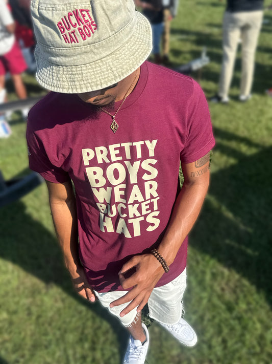 BHB TEE - PRETTY BOYS WEAR BUCKET HATS